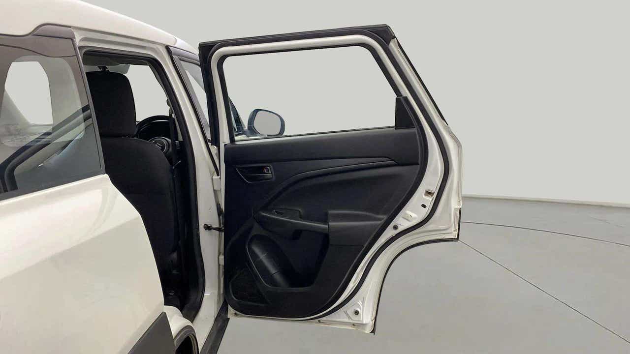 Rear door interior of a Maruti Suzuki Brezza