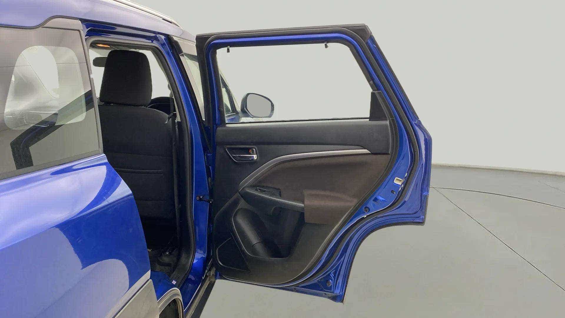 Rear door interior of a Maruti Suzuki Brezza