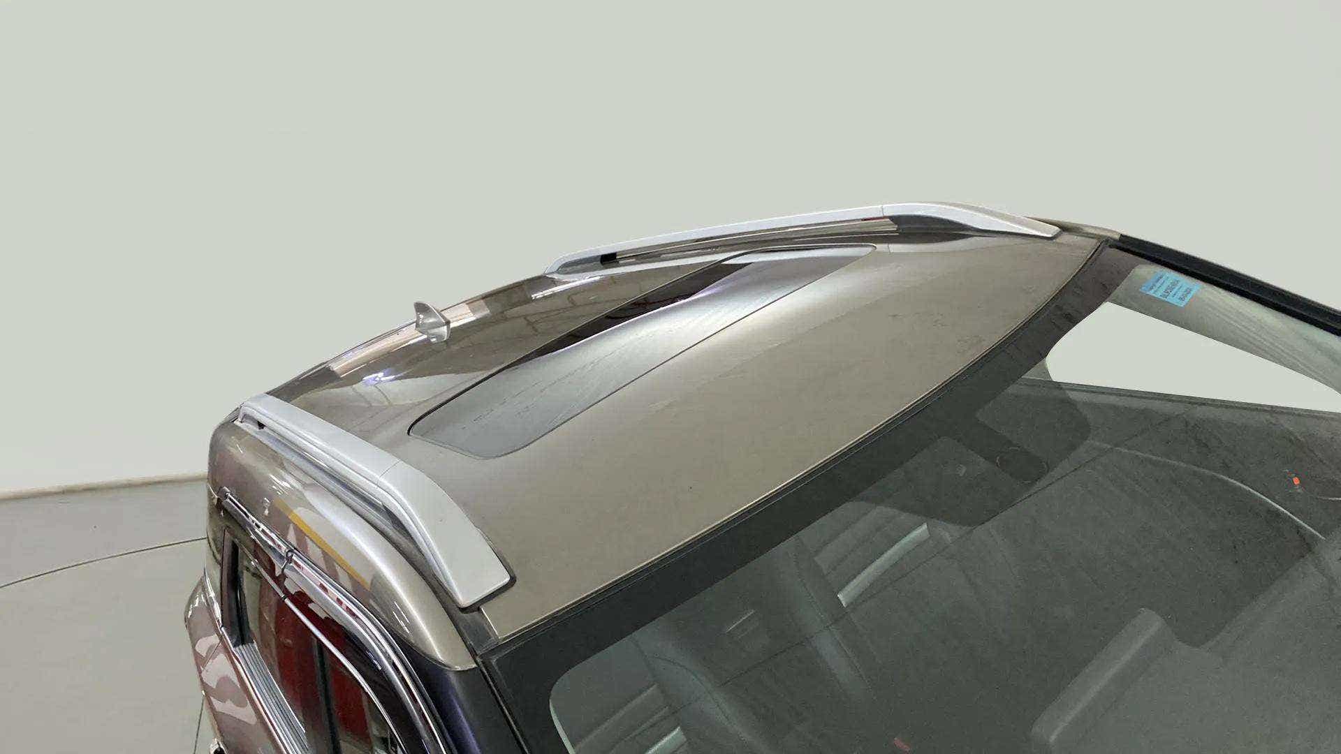 Sunroof and roof rail view of a Maruti Suzuki Brezza