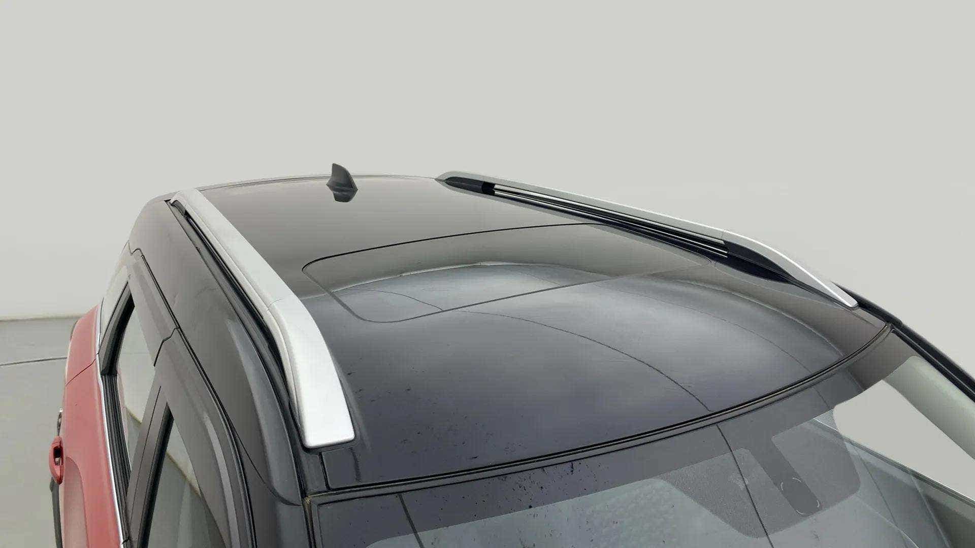 Sunroof and roof rail close-up of a Maruti Suzuki Brezza