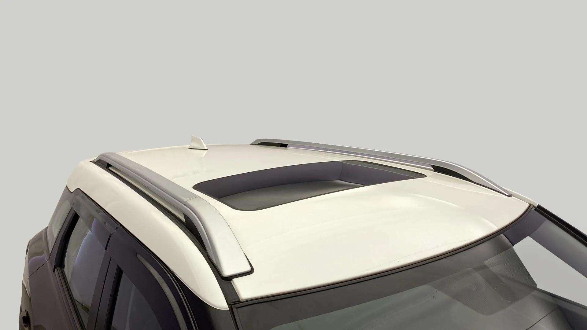 Sunroof and roof rails view of a Maruti Suzuki Brezza
