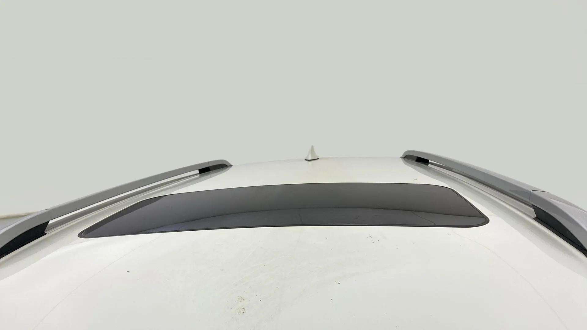 Sunroof and roof rails view of a Maruti Suzuki Brezza