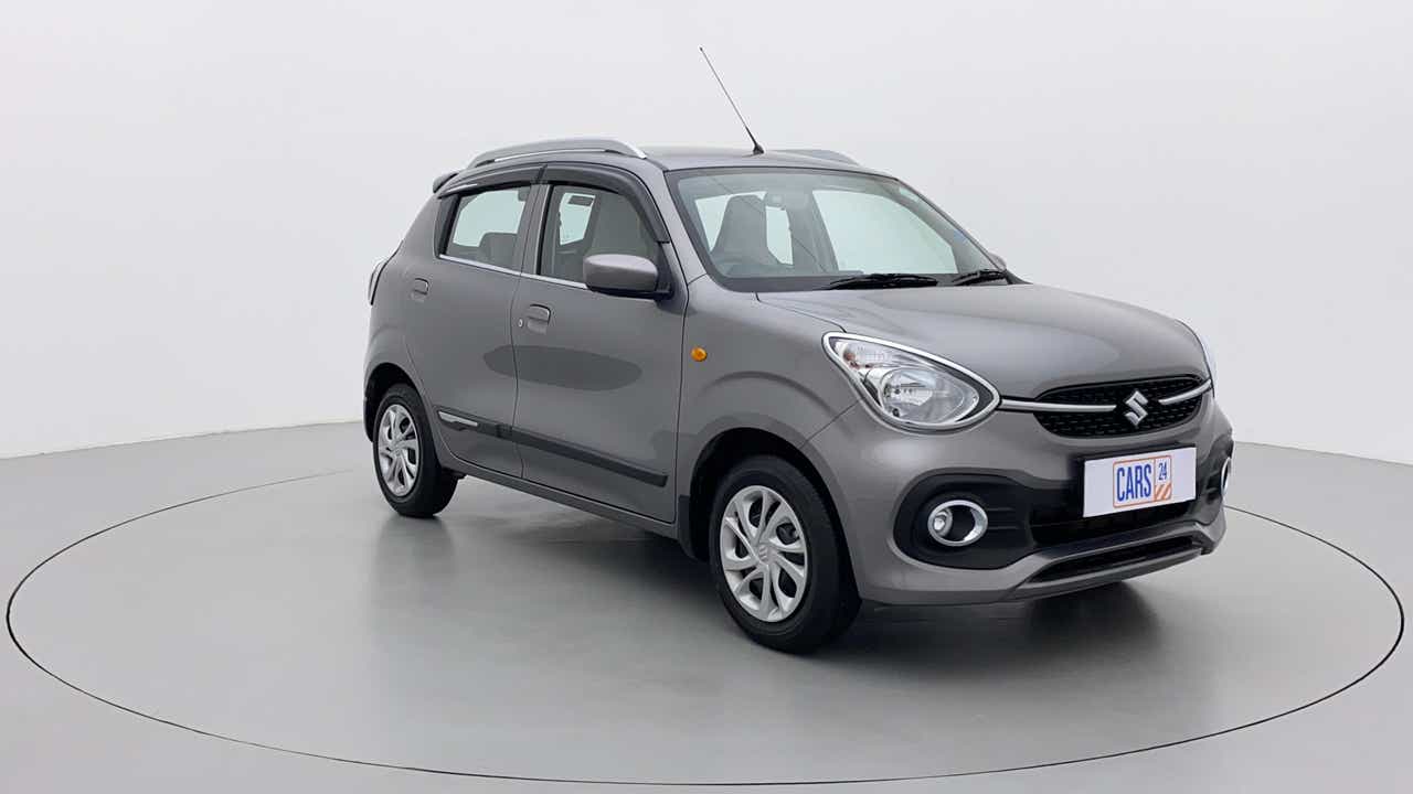 Front three-quarter view of a Maruti Suzuki Celerio