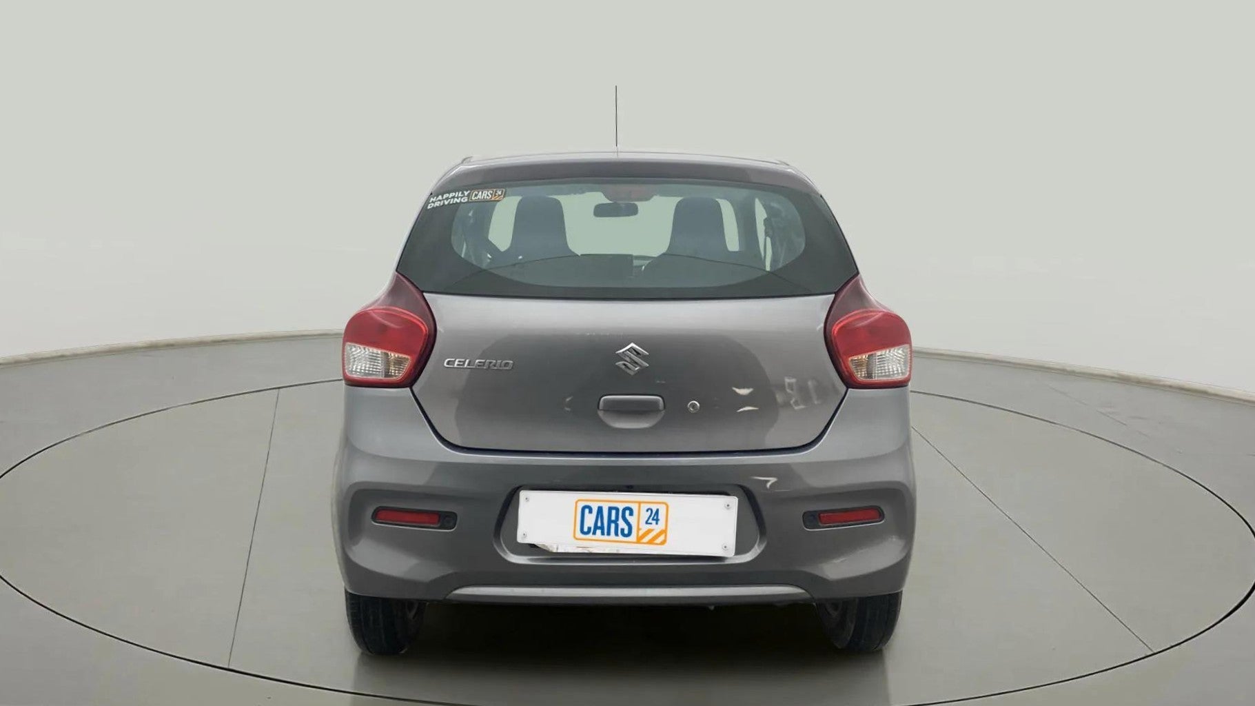 Rear view of a Maruti Suzuki Celerio