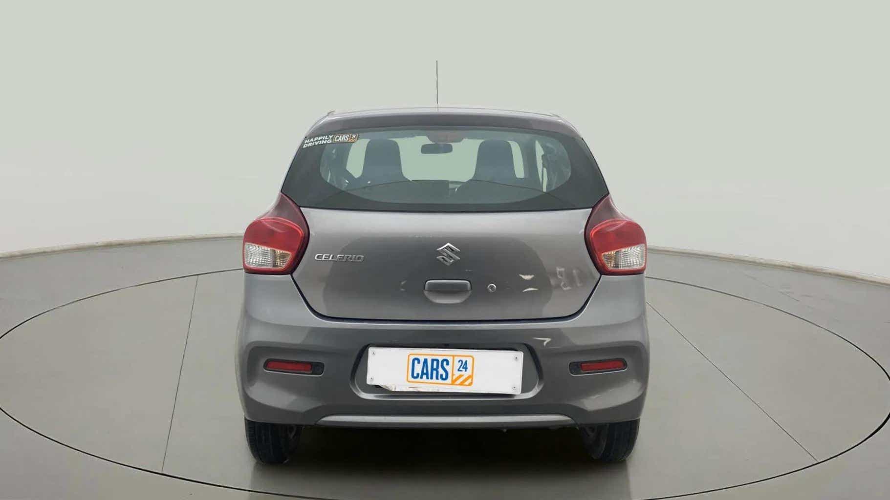 Rear view of a Maruti Suzuki Celerio