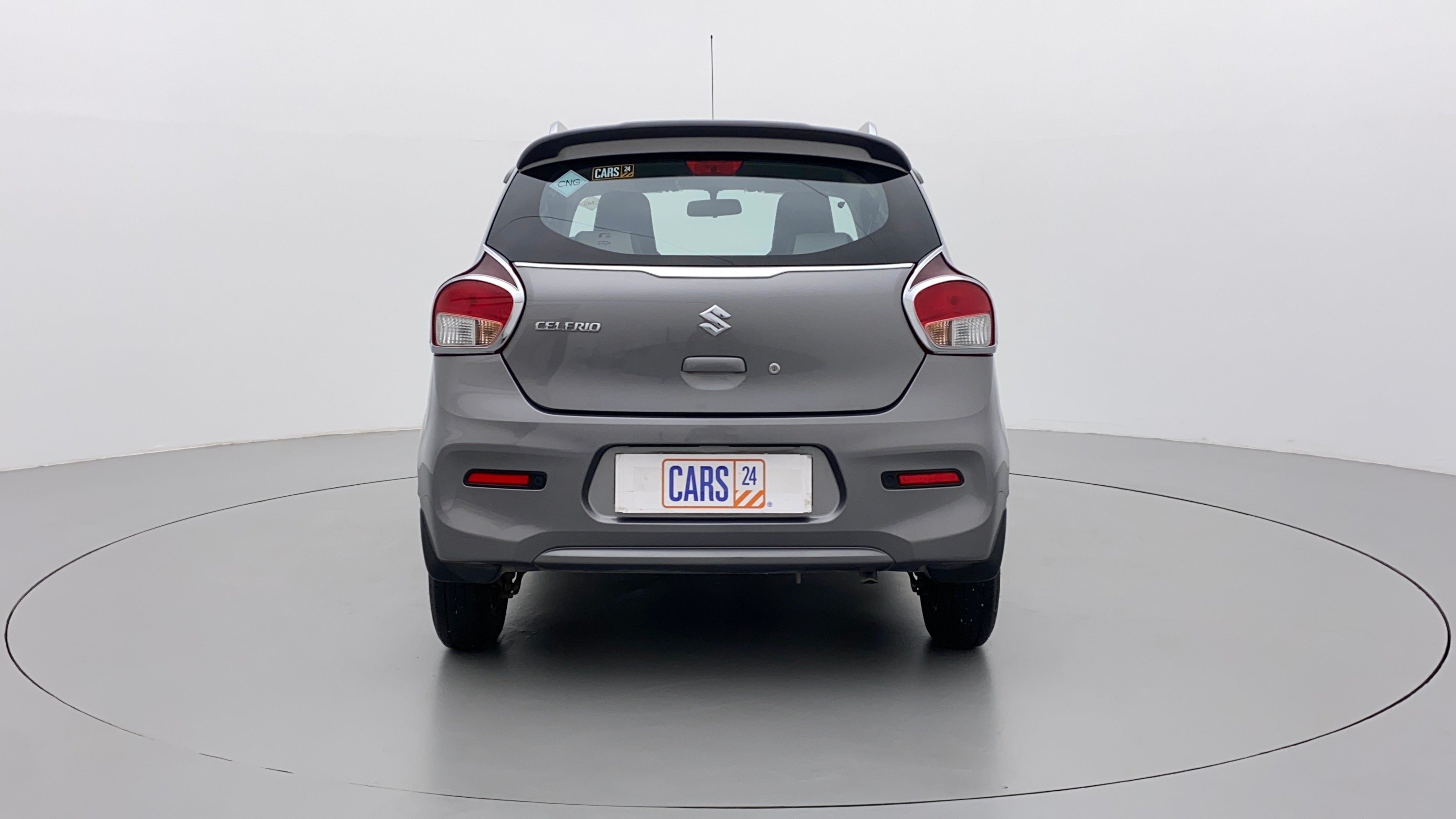 Rear view of a Maruti Suzuki Celerio