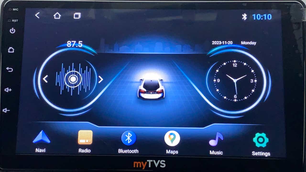Dashboard display screen of a Maruti Suzuki Celerio