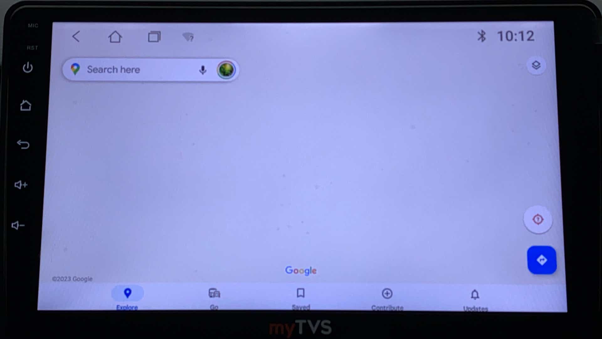 Dashboard display of a Maruti Suzuki Celerio