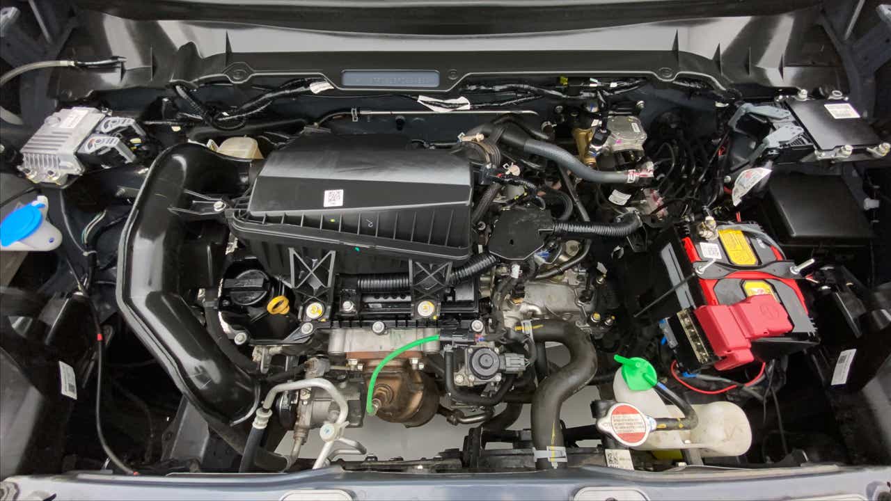 Engine bay view of a Maruti Suzuki Celerio