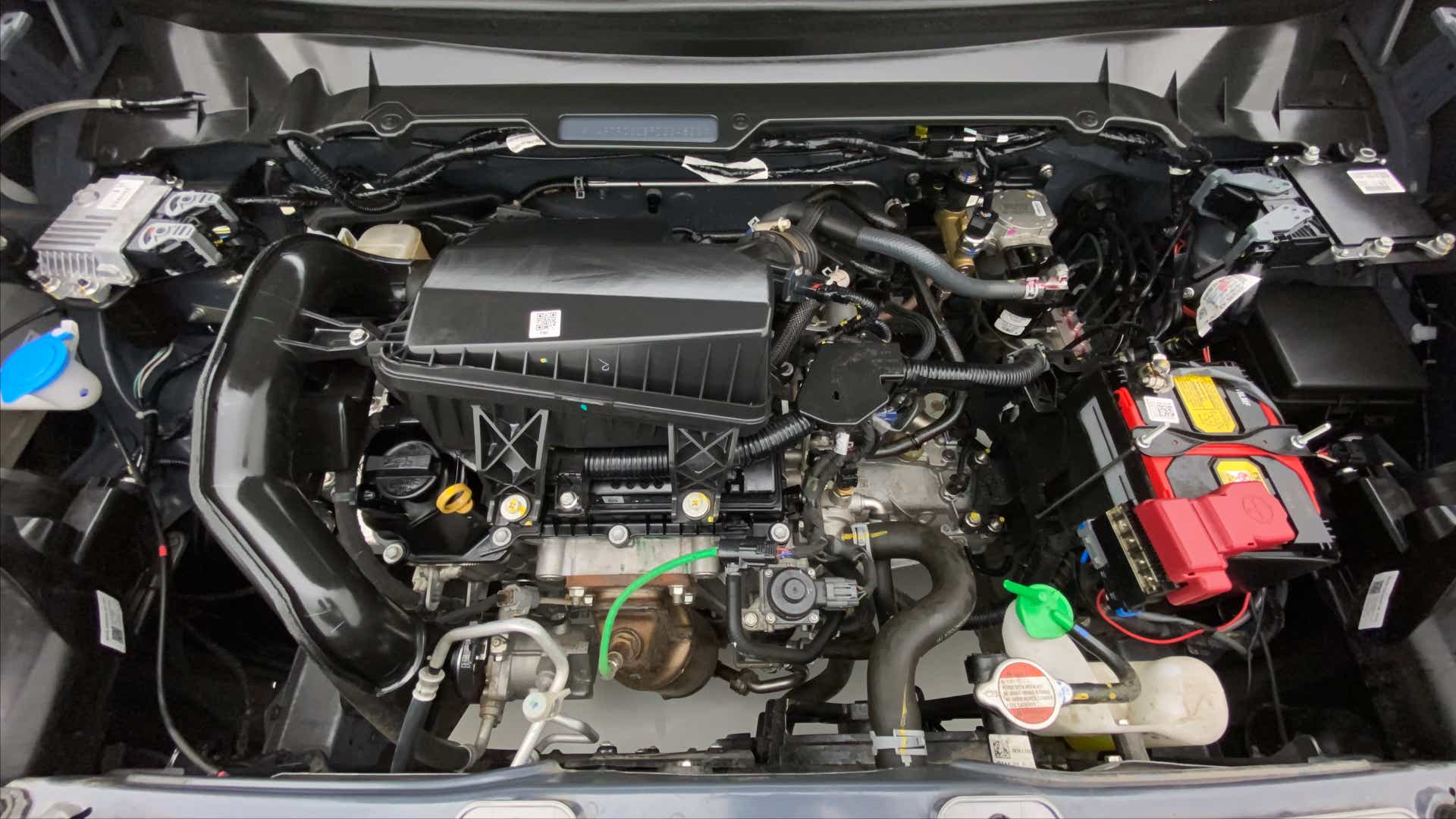 Engine bay view of a Maruti Suzuki Celerio