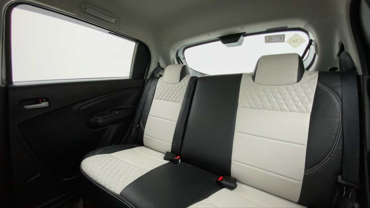 Rear seat view of a Maruti Suzuki Celerio