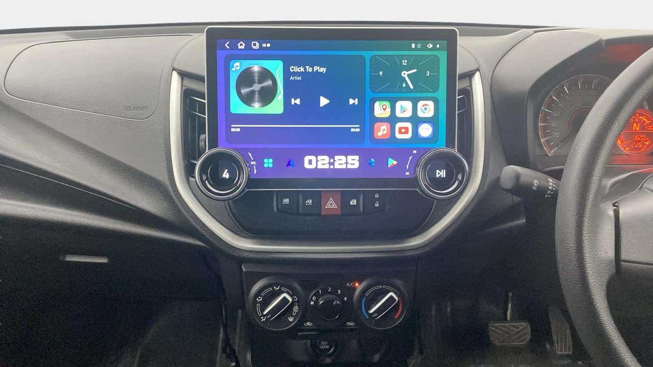 Dashboard and infotainment system of a Maruti Suzuki Celerio