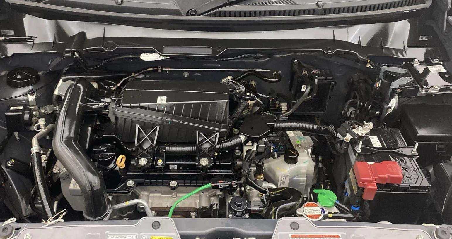 Engine bay view of a Maruti Suzuki Celerio