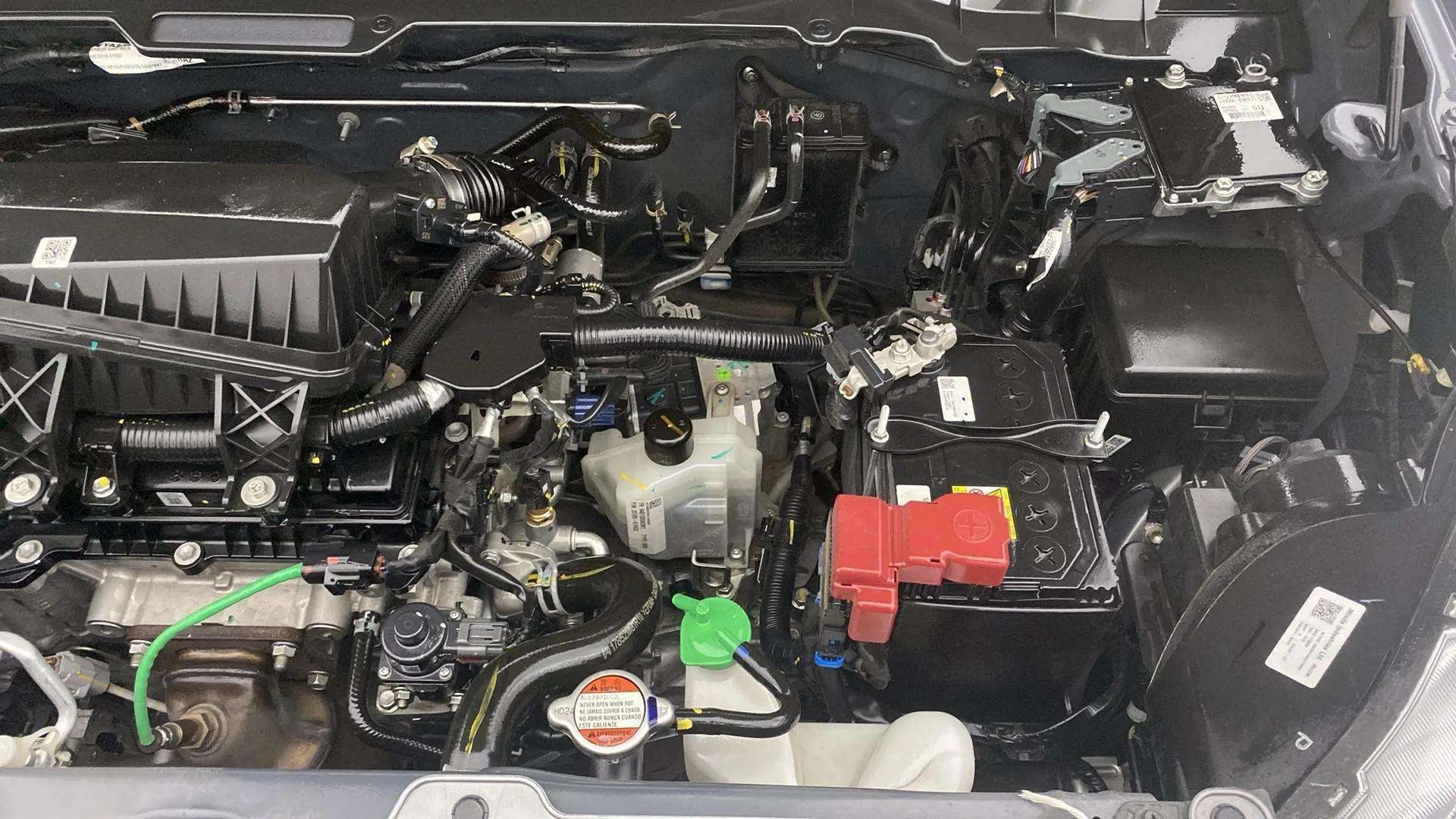Engine bay of a Maruti Suzuki Celerio