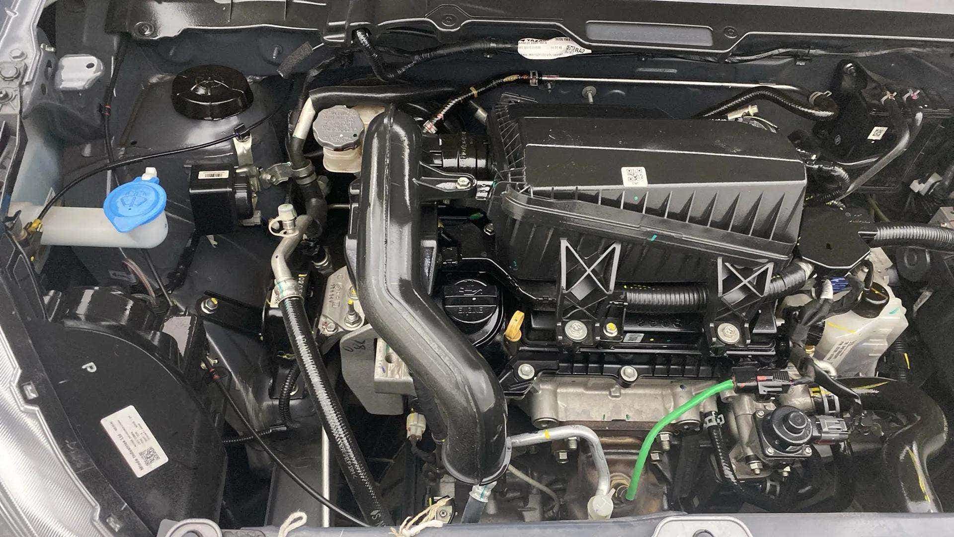 Engine bay of a Maruti Suzuki Celerio