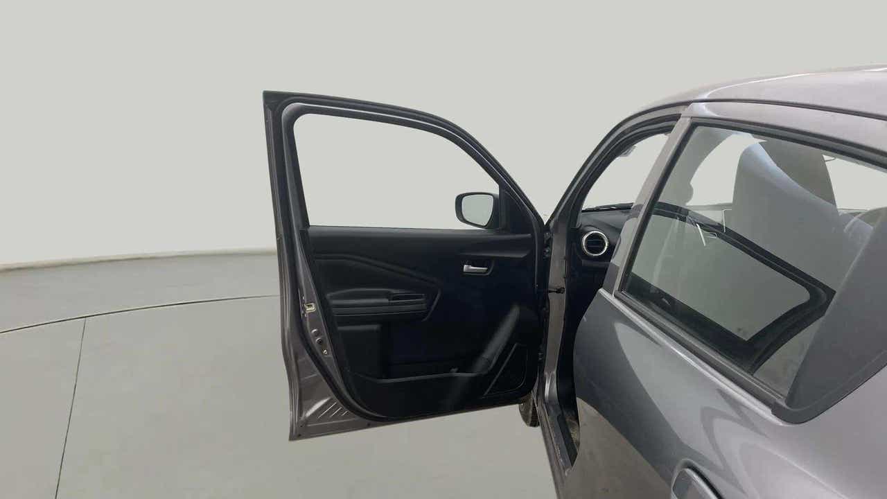 Front left door open view of a Maruti Suzuki Celerio
