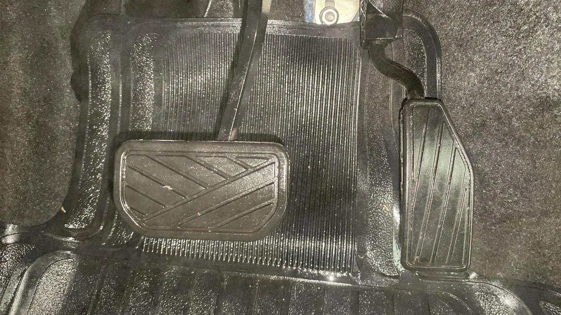 Footwell and pedals of a Maruti Suzuki Celerio
