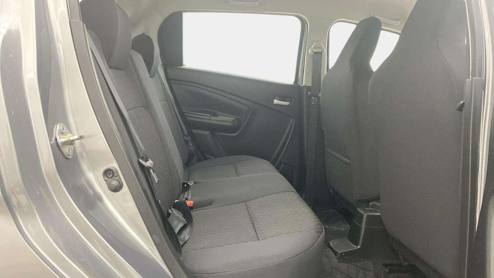 Rear seat interior of a Maruti Suzuki Celerio