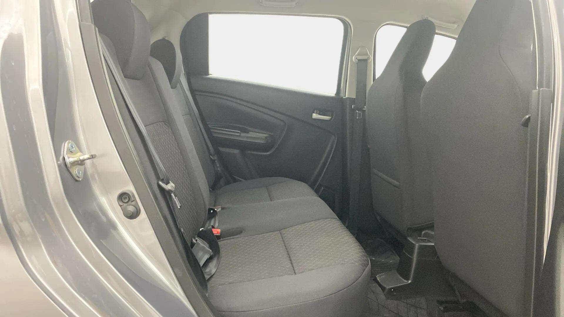 Rear seat interior of a Maruti Suzuki Celerio