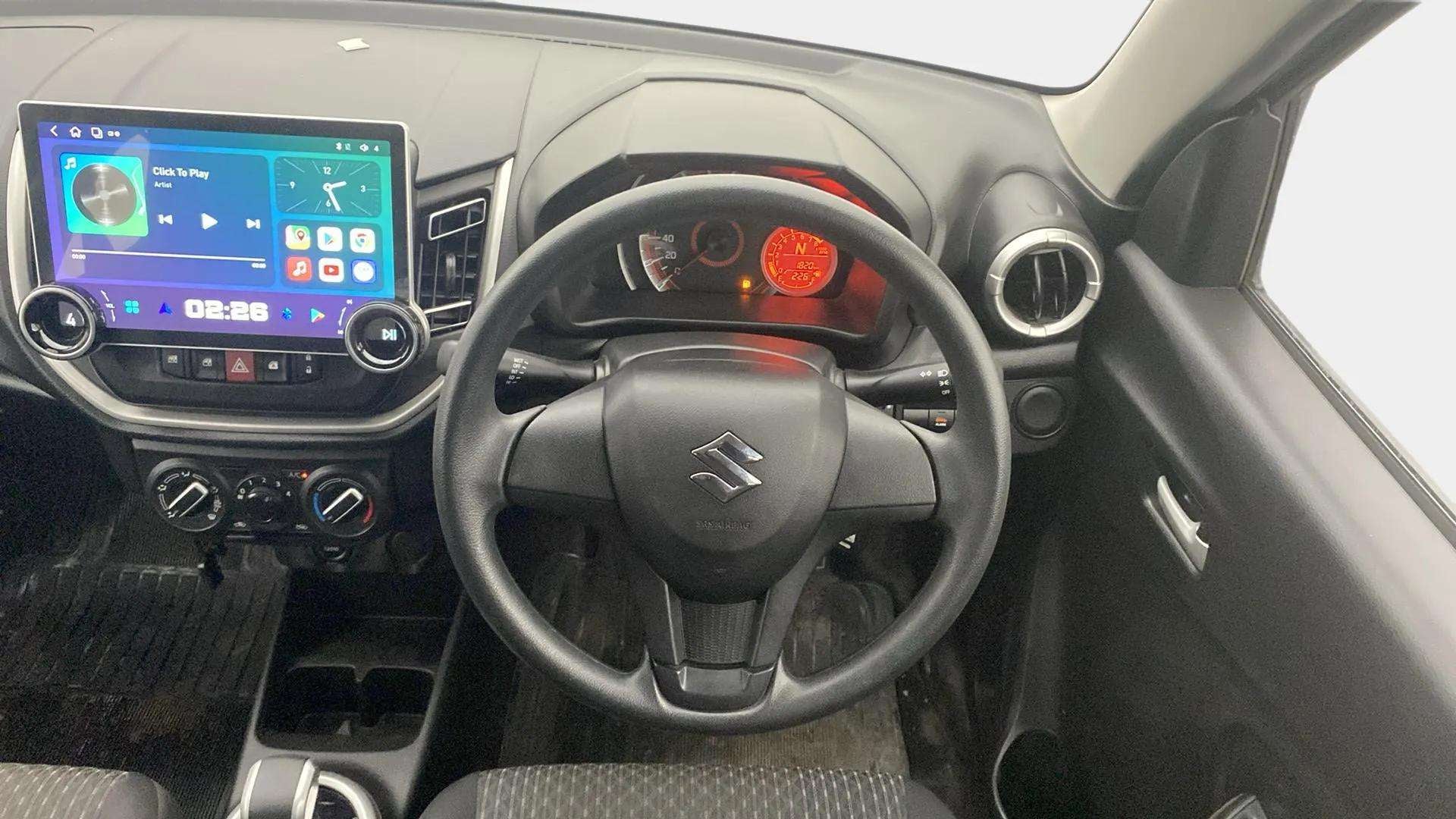 Interior dashboard of a Maruti Suzuki Celerio