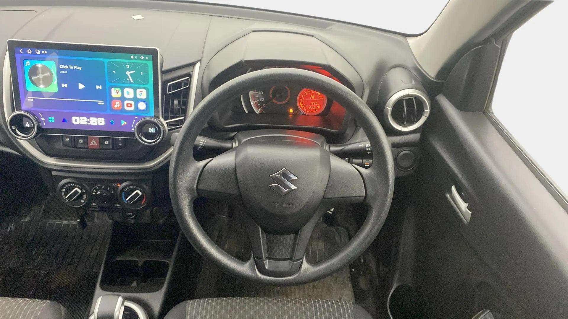 Interior dashboard of a Maruti Suzuki Celerio