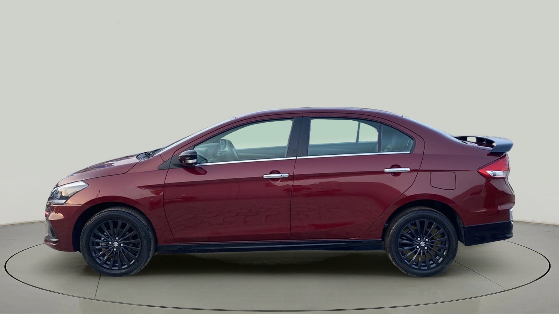 Side view of a Maruti Suzuki Ciaz