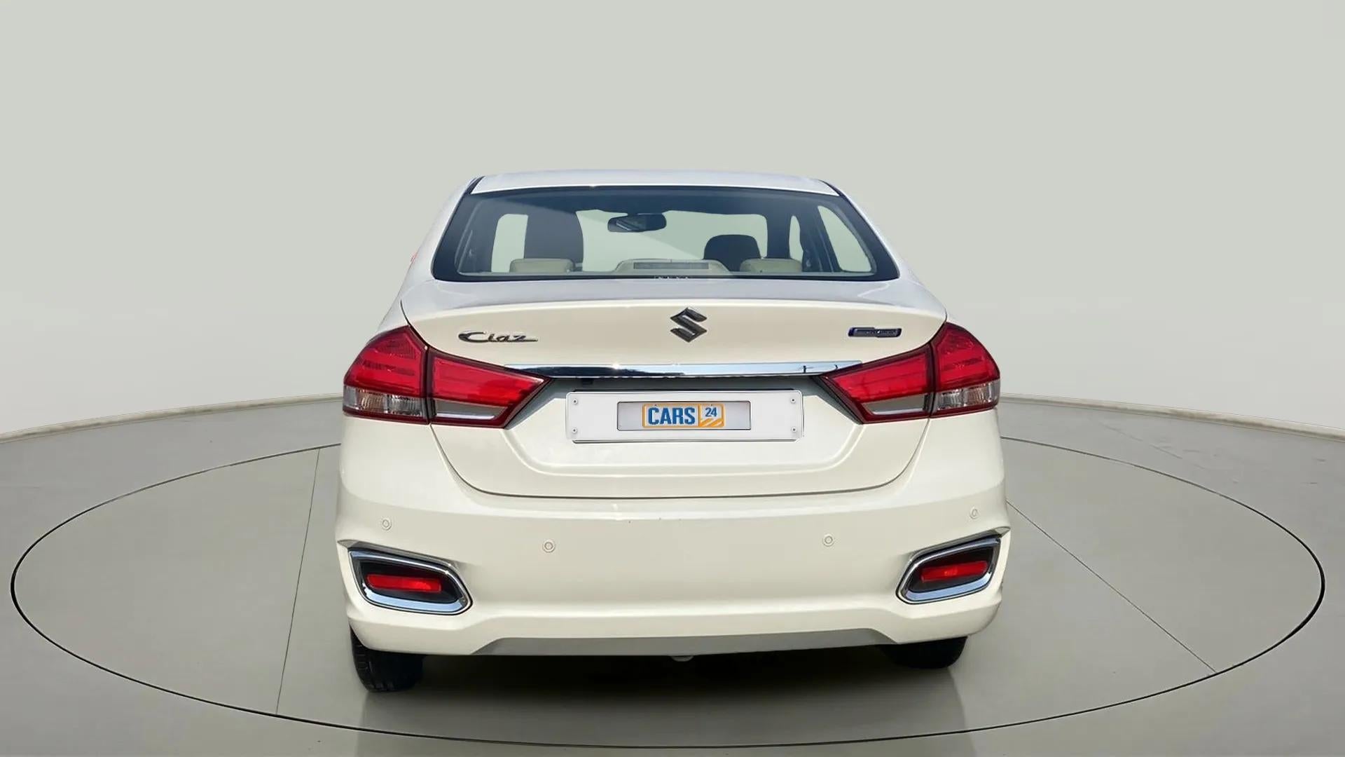 Rear view of a Maruti Suzuki Ciaz