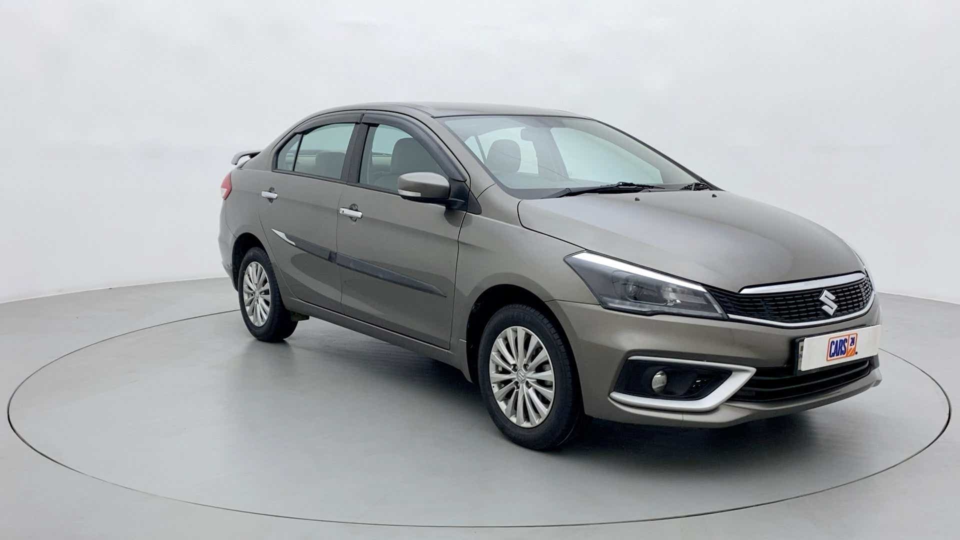 Front three-quarter view of a Maruti Suzuki Ciaz
