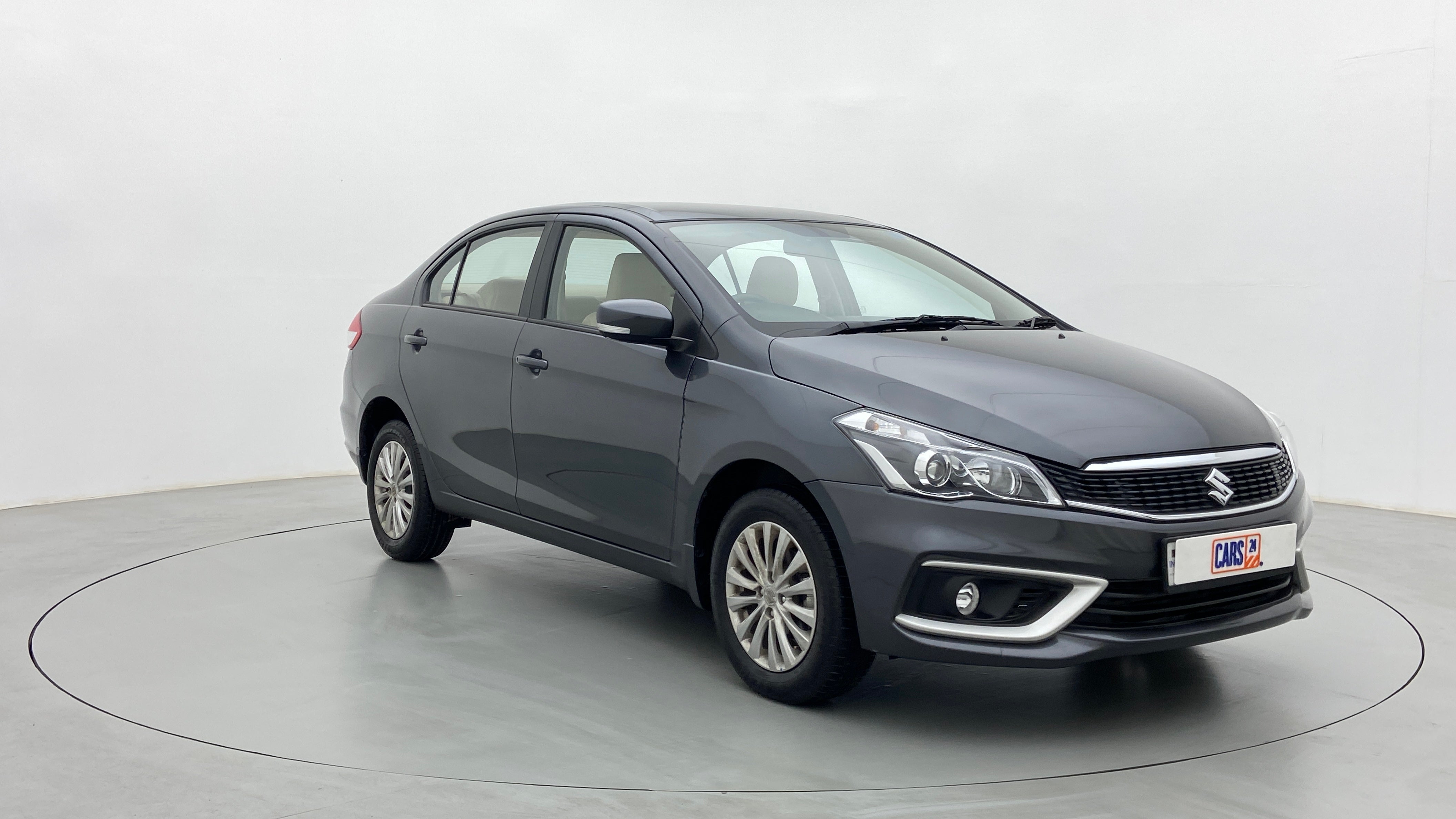 Front three-quarter view of a Maruti Suzuki Ciaz