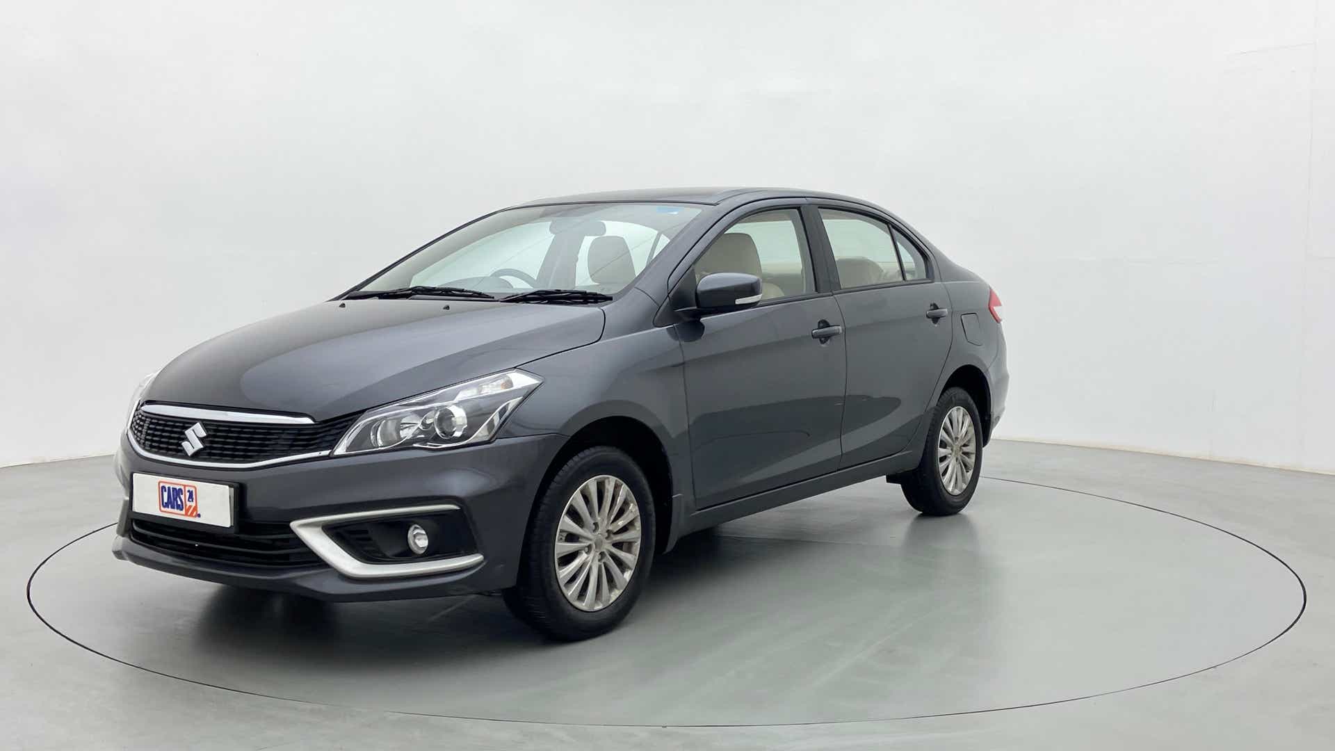 Front three-quarter view of a Maruti Suzuki Ciaz