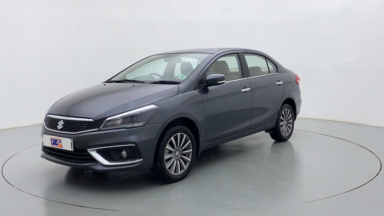 Front three-quarter view of a Maruti Suzuki Ciaz
