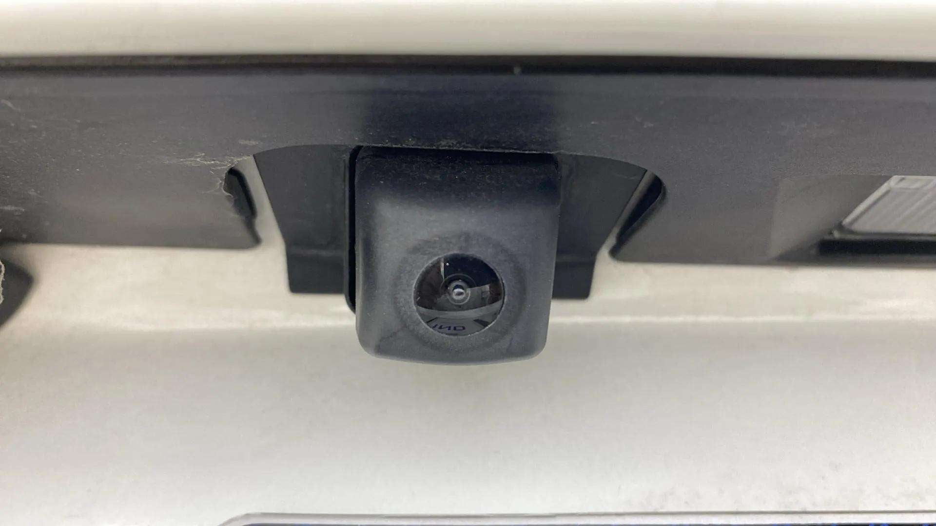 Close-up of a rearview camera of a Maruti Suzuki Ciaz
