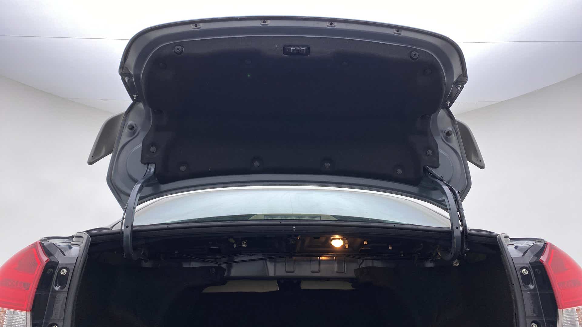 Open trunk view of a Maruti Suzuki Ciaz