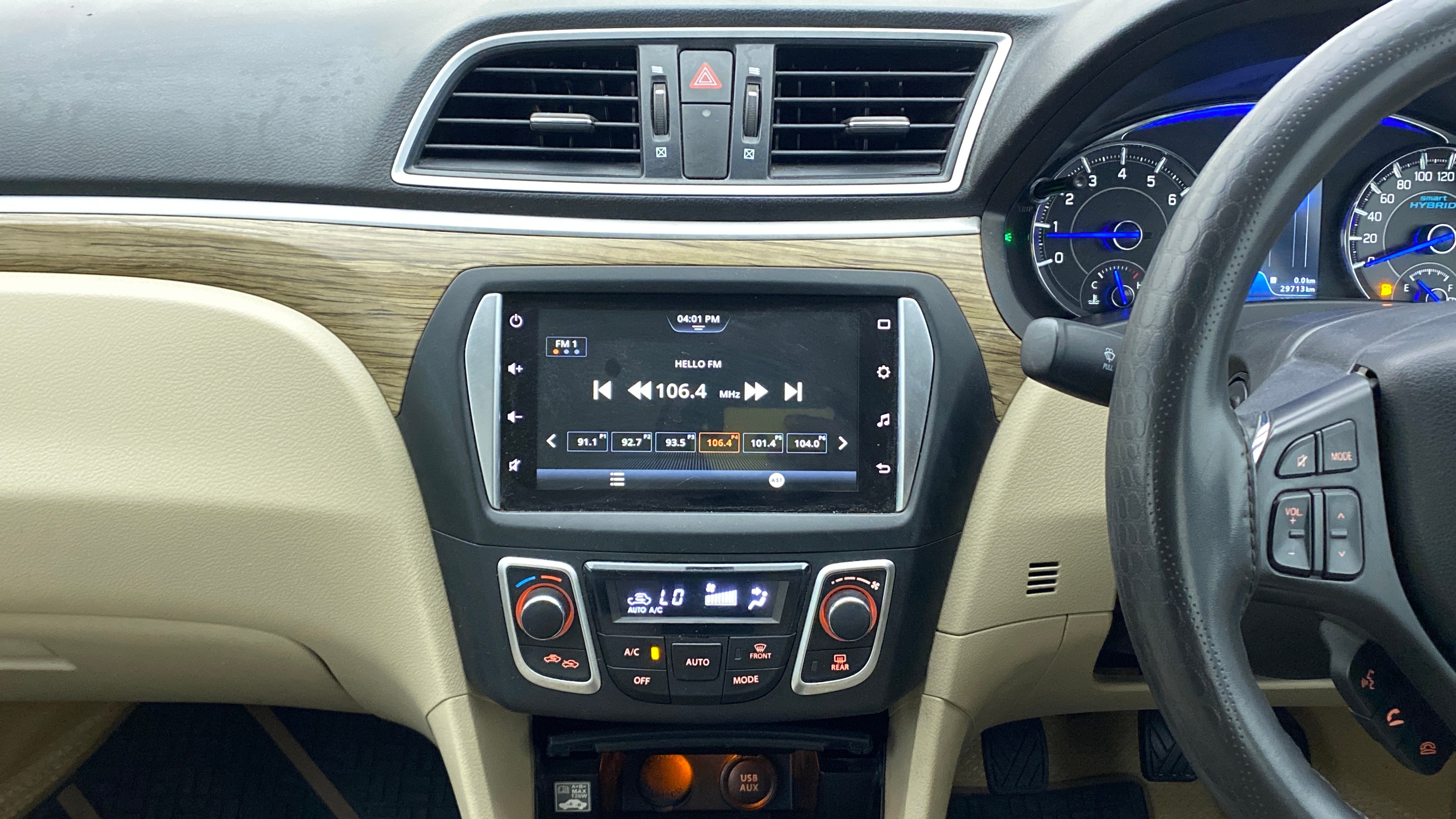 Dashboard view of a Maruti Suzuki Ciaz