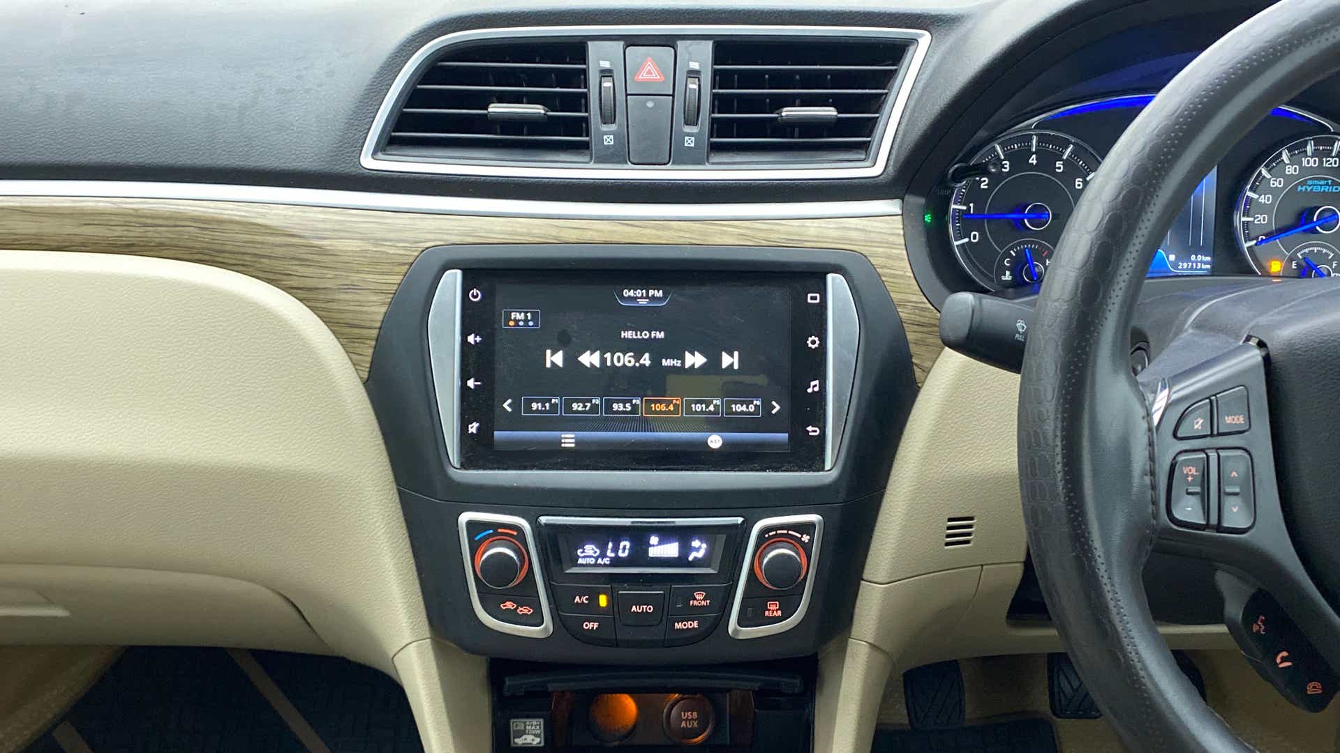 Dashboard view of a Maruti Suzuki Ciaz