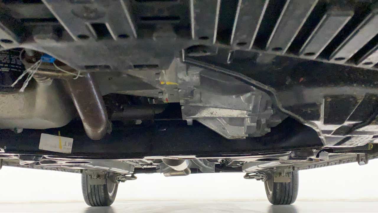 Undercarriage view of a Maruti Suzuki Ciaz