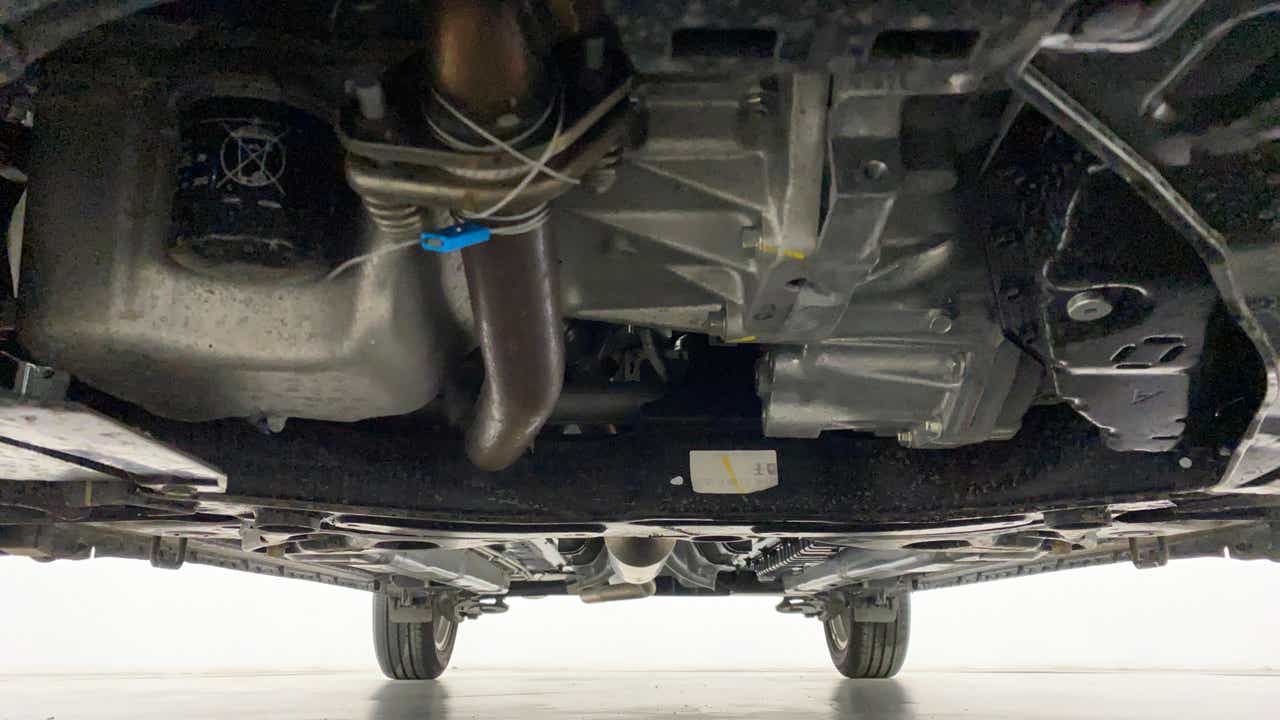 Undercarriage view of a Maruti Suzuki Ciaz
