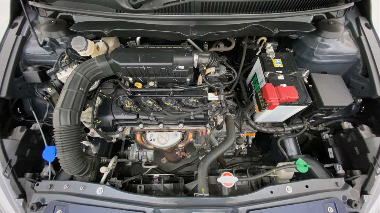 Engine bay of a Maruti Suzuki Ciaz