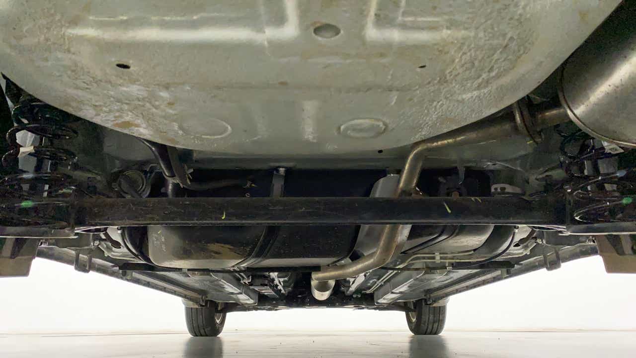 Undercarriage view of a Maruti Suzuki Ciaz