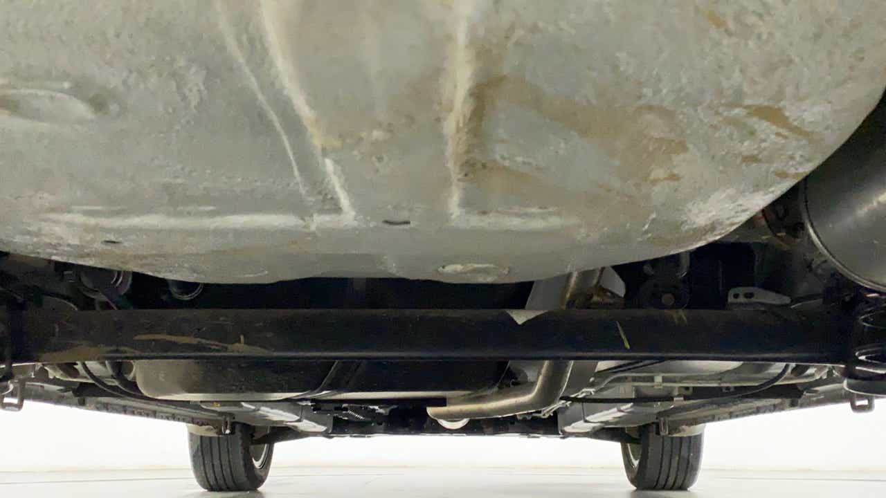 Undercarriage view of a Maruti Suzuki Ciaz