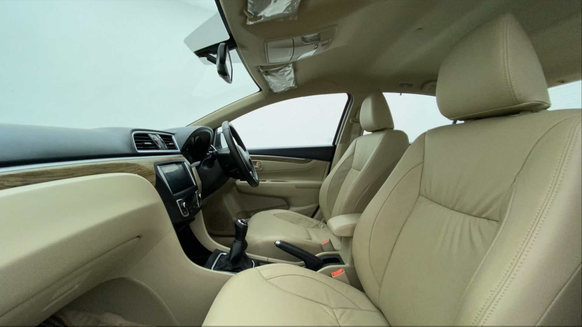 Front interior view of a Maruti Suzuki Ciaz