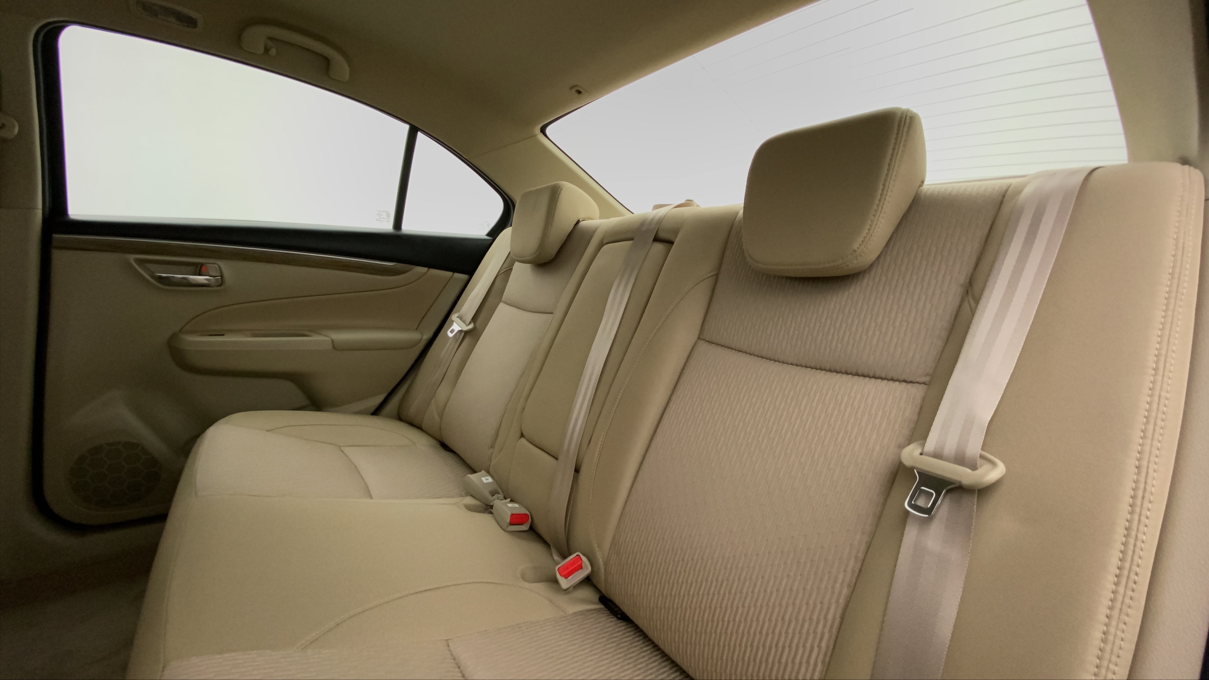 Rear seat view of a Maruti Suzuki Ciaz
