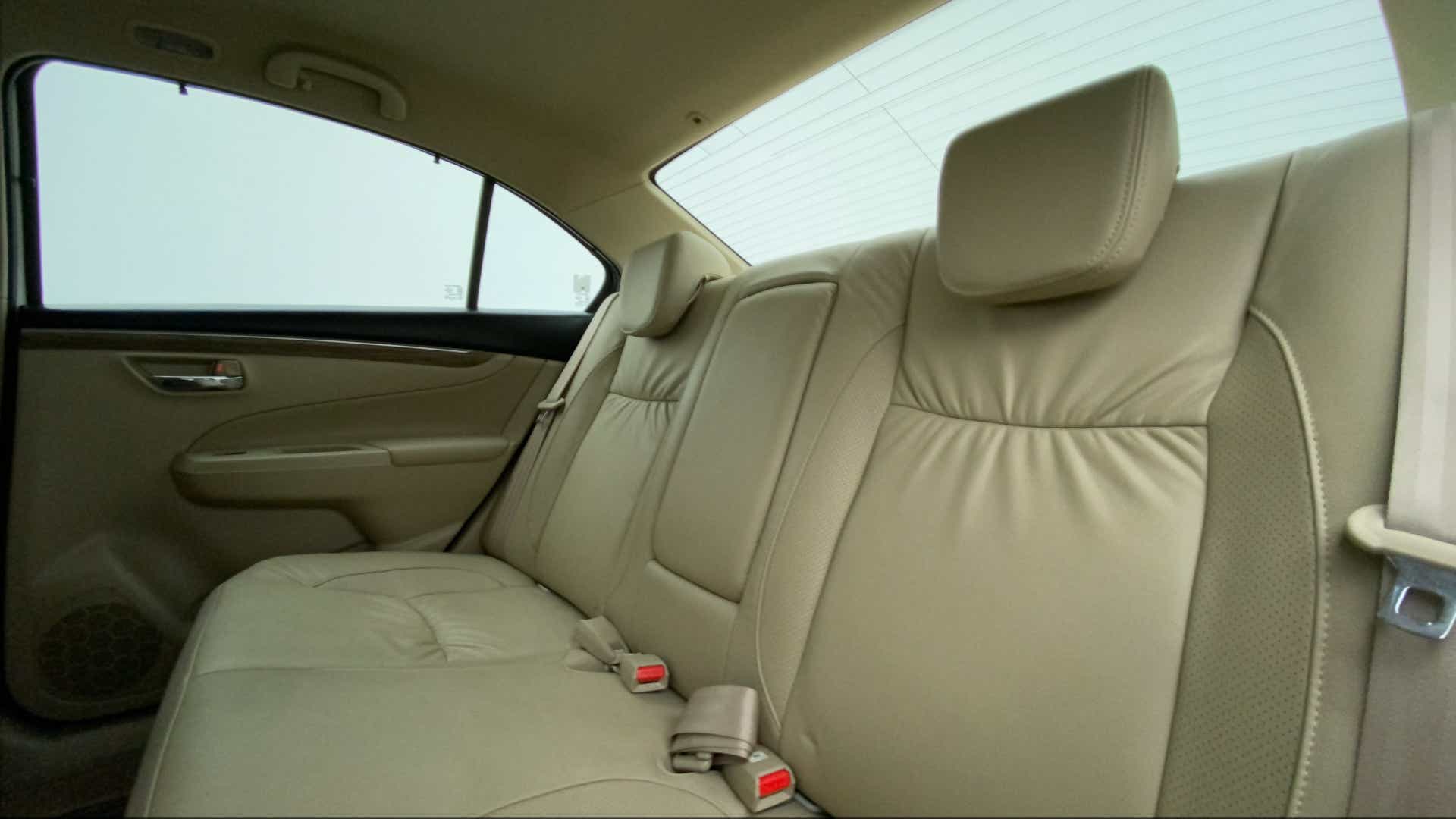 Rear seat view of a Maruti Suzuki Ciaz
