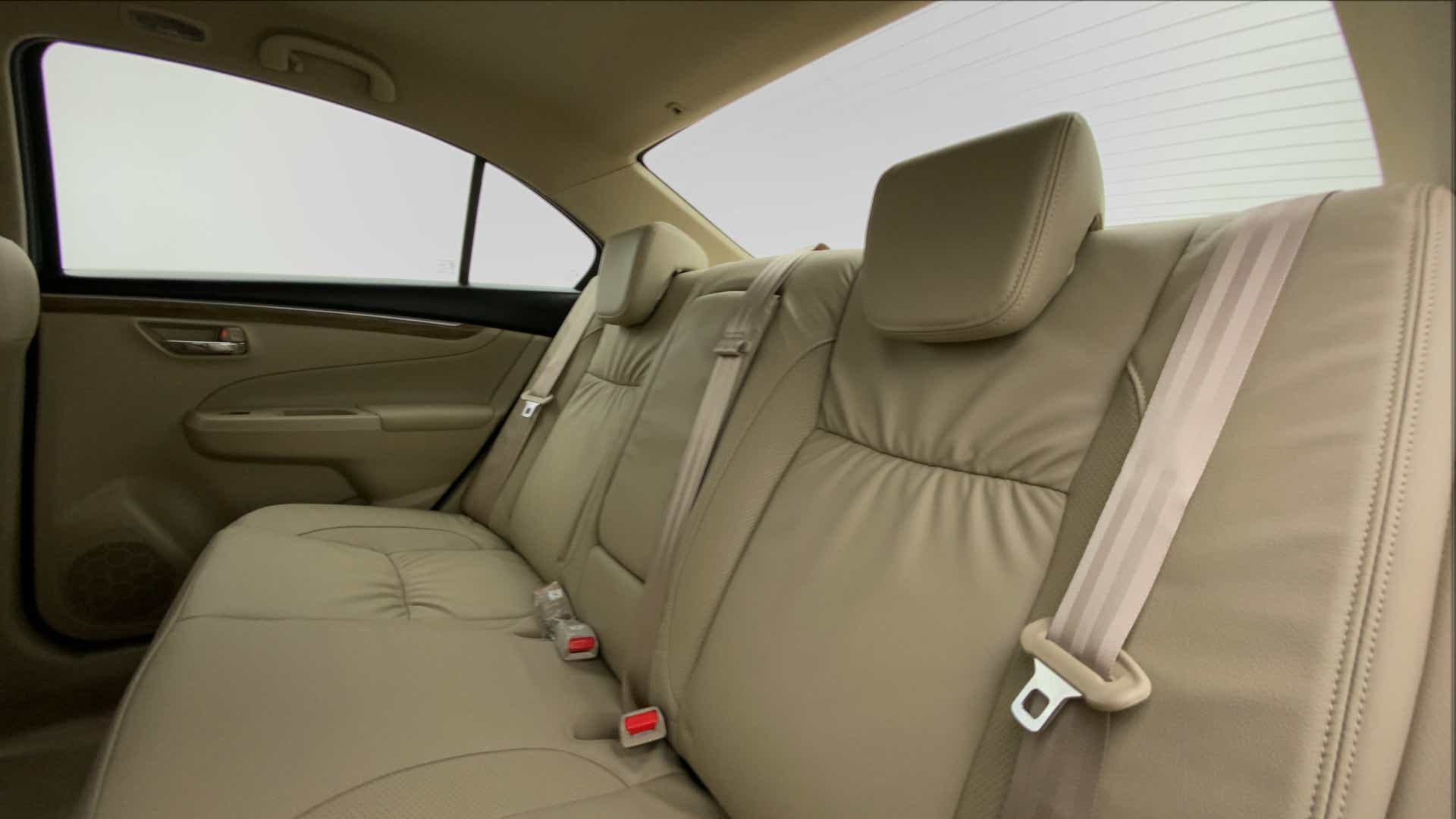 Rear seat view of a Maruti Suzuki Ciaz