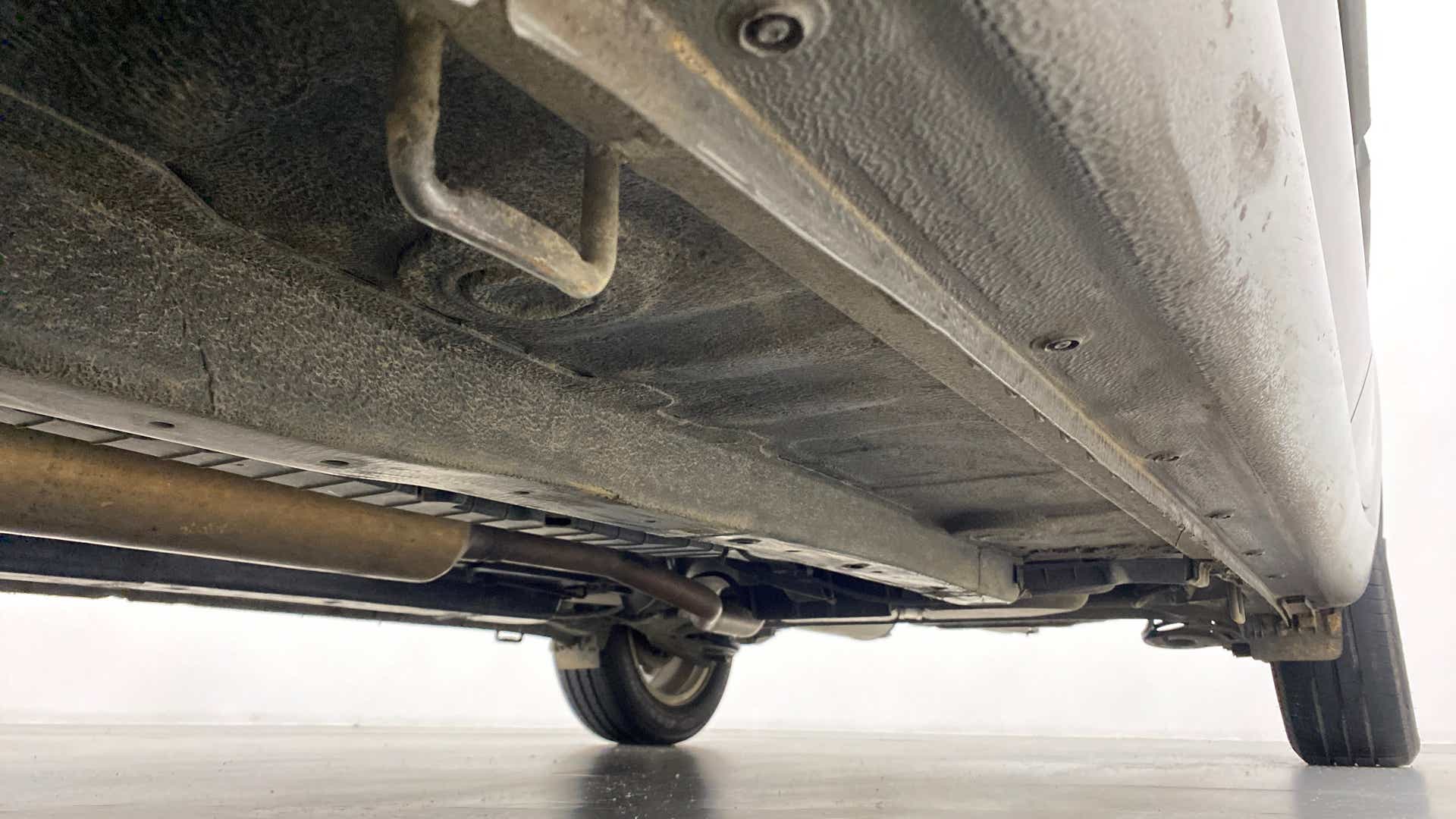 Underside view of a Maruti Suzuki Ciaz
