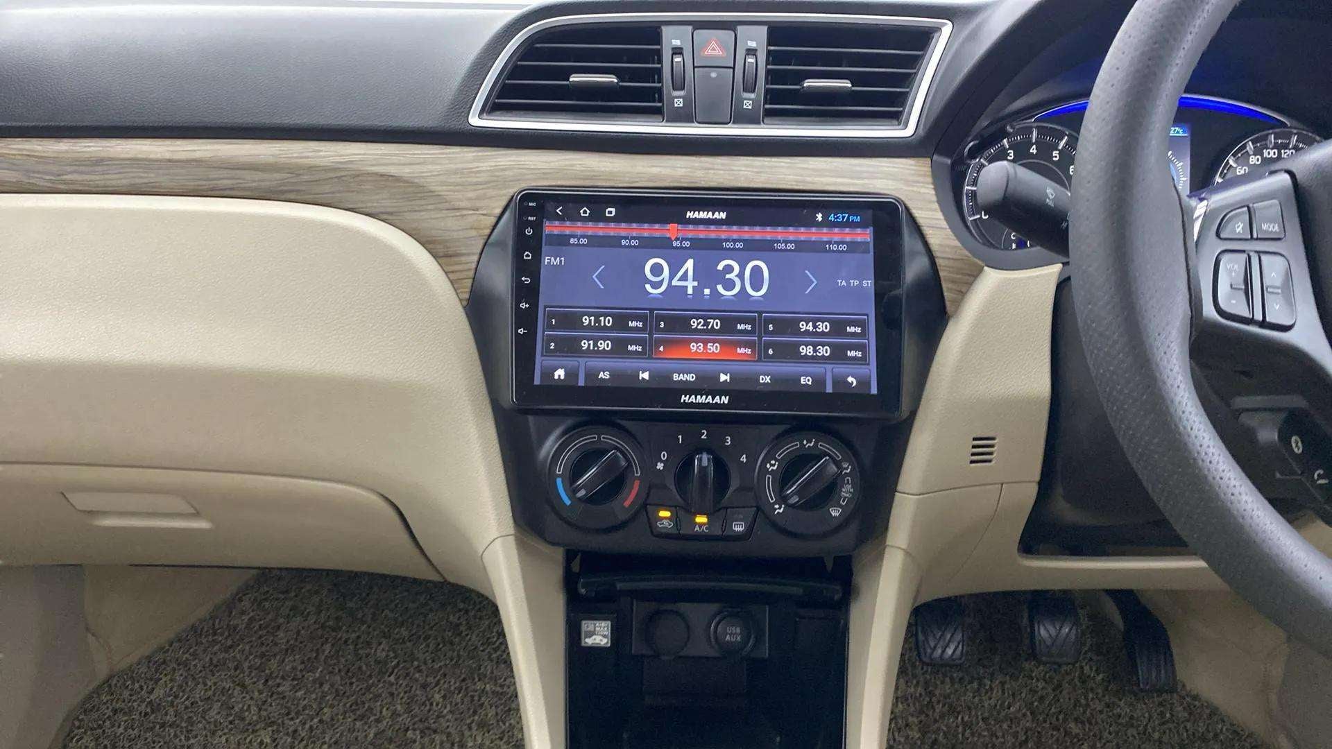 Interior dashboard of a Maruti Suzuki Ciaz