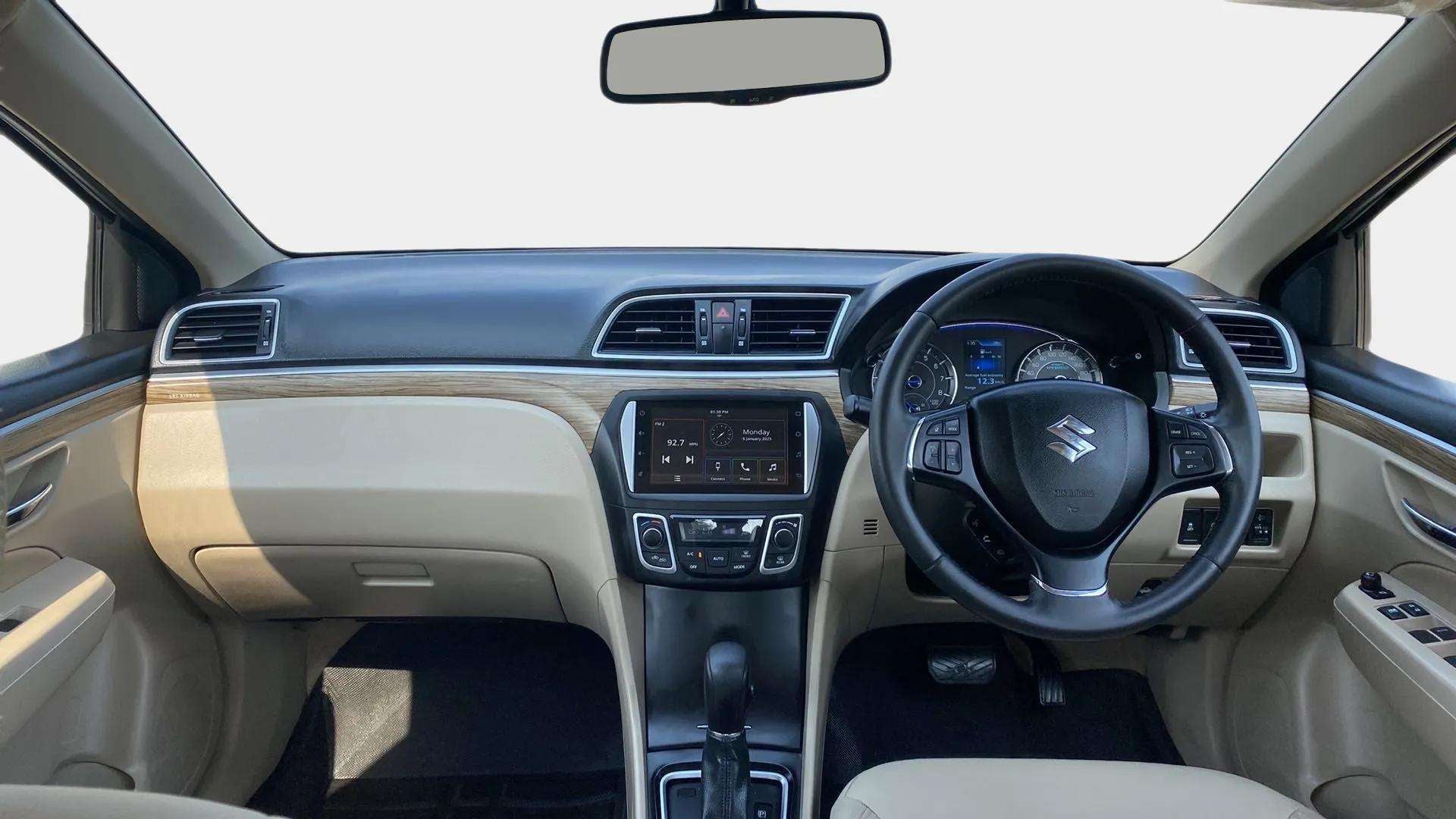 Interior dashboard of a Maruti Suzuki Ciaz