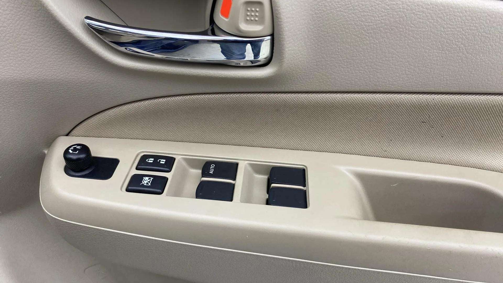 Driver side door controls of a Maruti Suzuki Ciaz