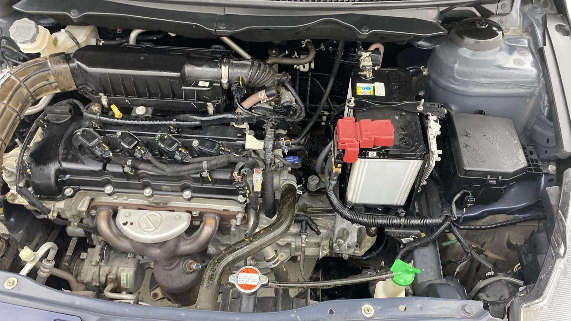 Engine bay view of a Maruti Suzuki Ciaz