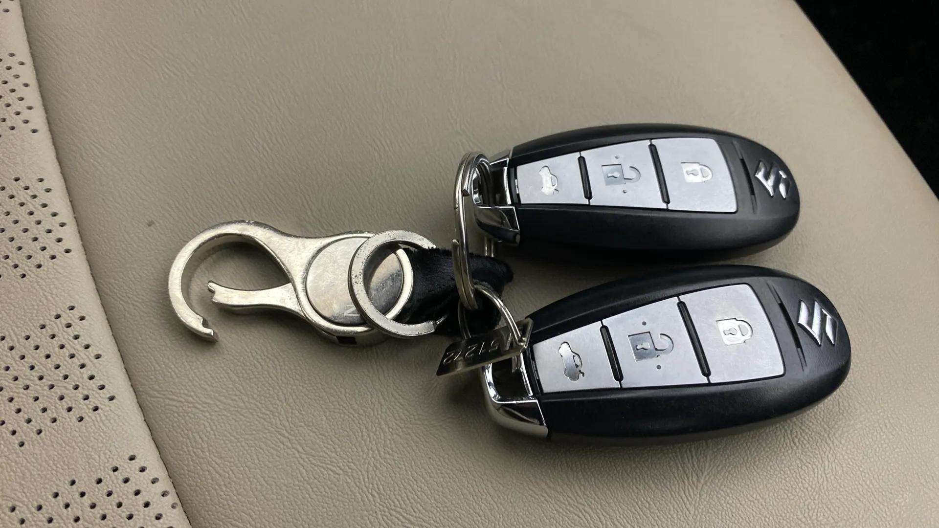Car key fobs of a Maruti Suzuki Ciaz